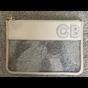 Stoney Clover Lane Sand Clear Flat Pouch